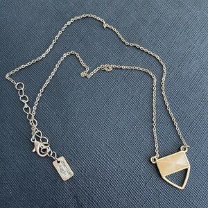 Triangle pendant gold tone necklace AMERICAN EAGLE